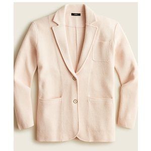 Classic Sweater Blazer ( J Crew, size: XS, color: Subtle Pink)